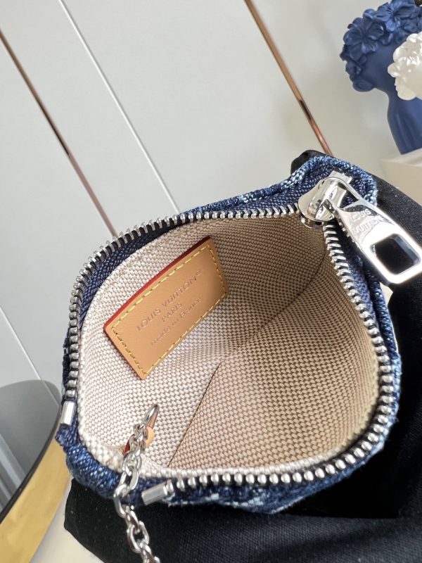 LV M27561 Pochette Clés Blue