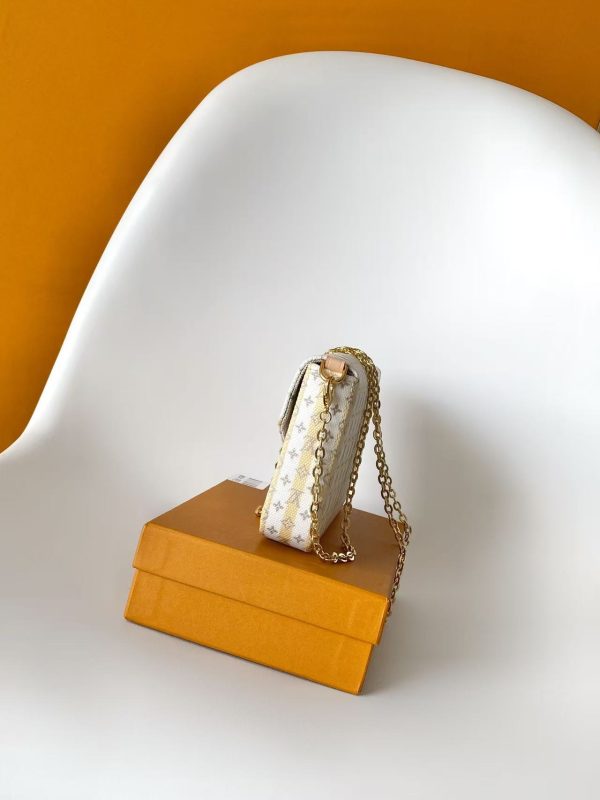 LV M29471 Pochette Félicie LV Stamp Banana