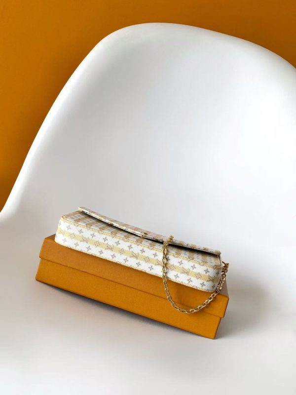 LV M29471 Pochette Félicie LV Stamp Banana